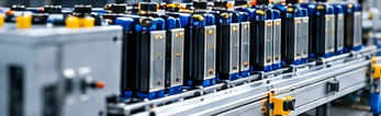 배터리 생산 및 공급망 이미지